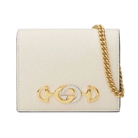 gucci zumi leather card case on chain|Gucci Zumi Horse.